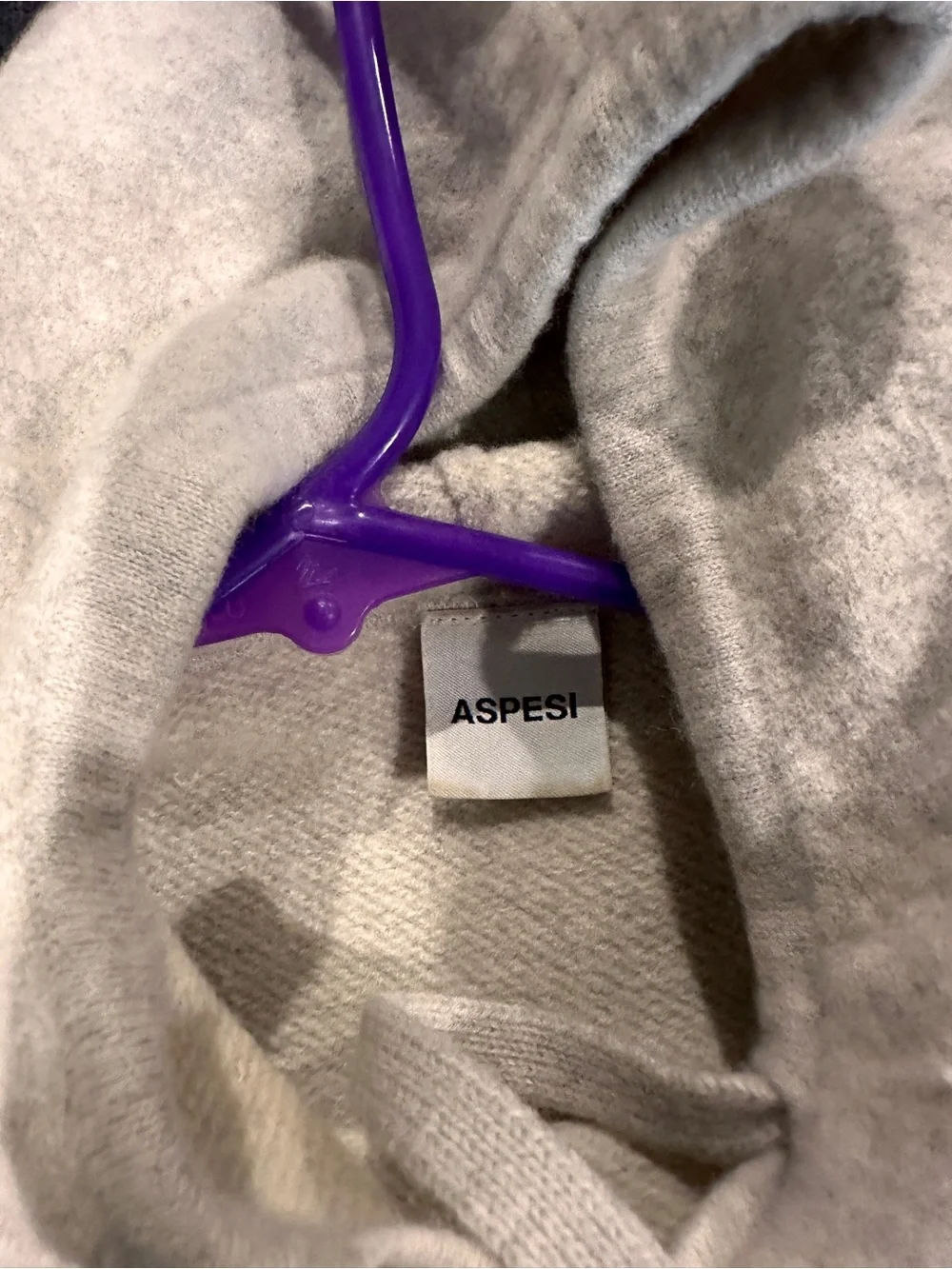 Aspesi Men’s Wool Hoodie Sweatshirt Size 48 Pre-Owned